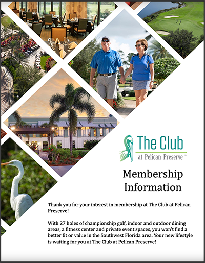 Pelican Preserve Club Brochure